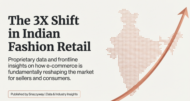 Snazzyway Data: How Fashion Ecommerce in India Grew 3X Faster Than Offline Retail