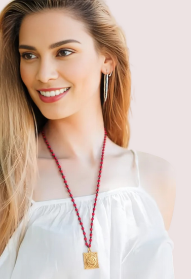 Golden Rose Aura Necklace