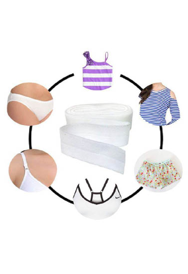 15 MM Dyeable fold over elastic for bra panties