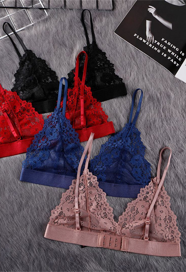 3 Pack Bralette Woman Sexy Bra