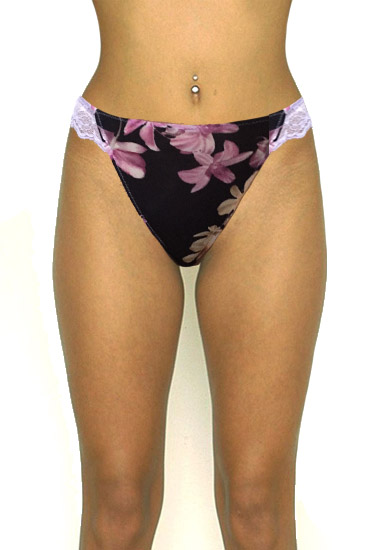 Buy Now-Lace Waistband Floral Print Everyday Panty