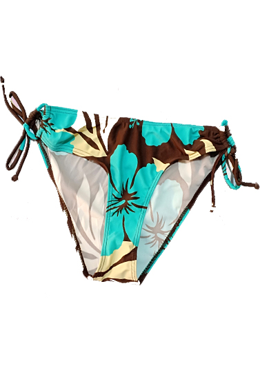 Blue Ruby Tie -Side Knot Fully Printed Panty