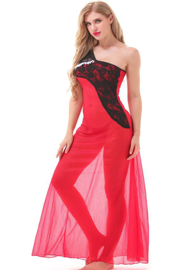 Warner's "Very Sexy"  Rosy Red Babydoll Set