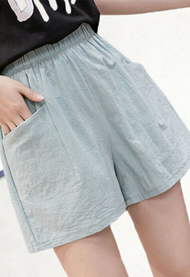 Vintage french luxury organic cotton shorts