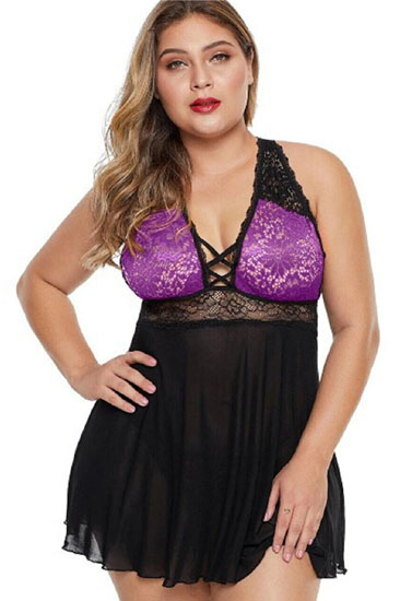 6XL -5XL Signature lace mesh Babydoll