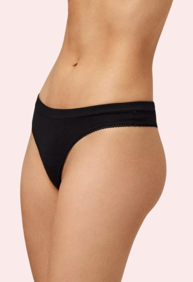 Luxurious 2-Pack Cotton Thong Set for Daily Comfort