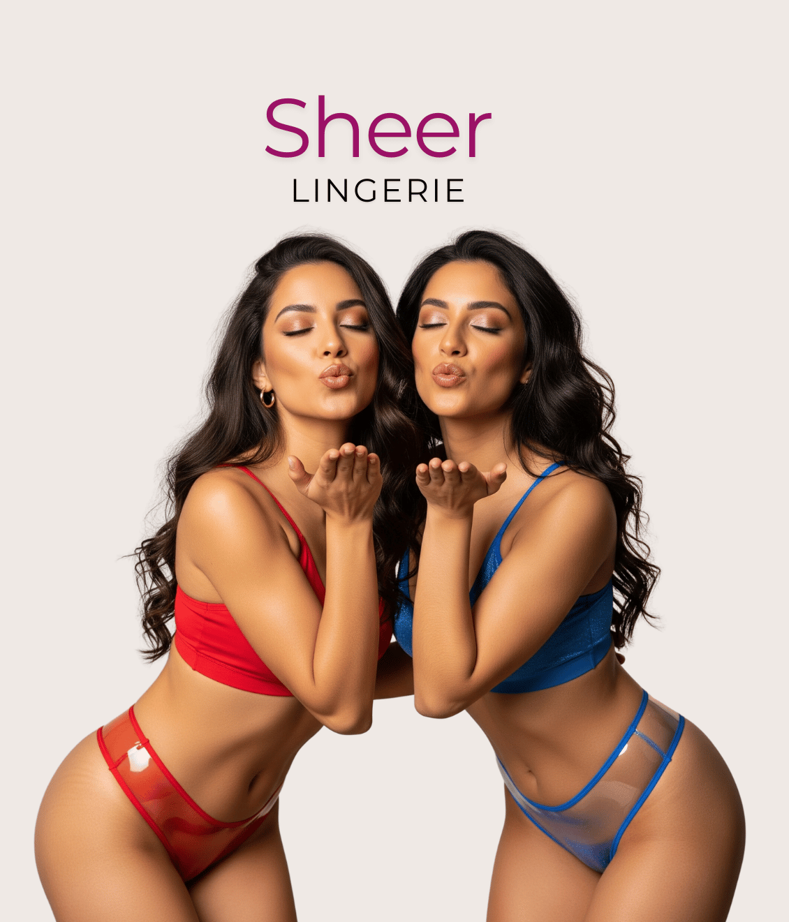Snazzyway sheer lingerie – modern feminine transparent lingerie collection