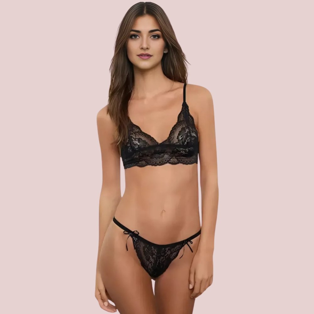 “Moonlight Muse Bralette and Brazilian”