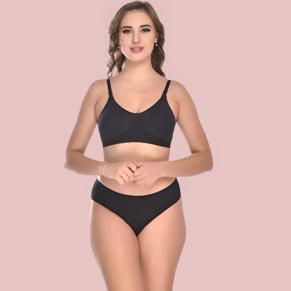 Soft Ease Cotton Comfort – Bra and Panty Set (2-Pack)