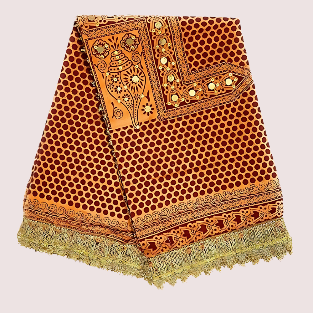 Fashion and Heritage Women’s Solid Cotton Pichora – Elegant Dupatta